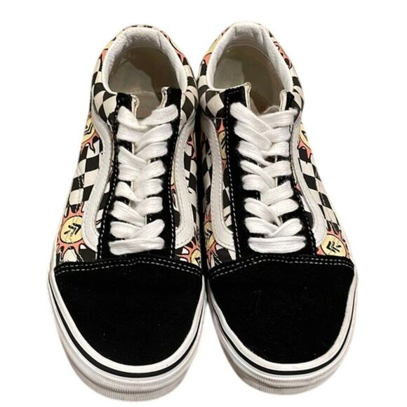 Vans Park Projects Black White Checkerboard Low Top Sneaker Shoes Unisex M6.5 W8 - Picture 3 of 14